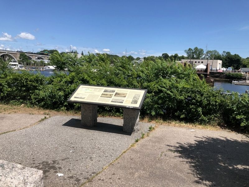 Bridging the Seekonk Marker image. Click for full size.