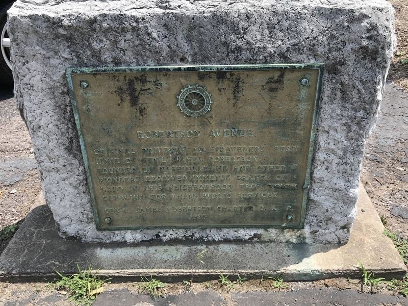 Robertson Avenue Marker. Click for full size. Robertson Avenue Marker image. Click for full size.