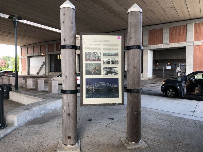 Providence River Bridge Marker image. Click for full size.