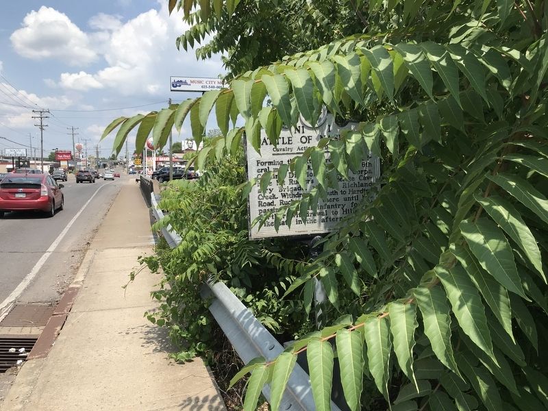 Battle of Nashville Marker. Click for full size. Battle of Nashville Marker image. Click for full size.