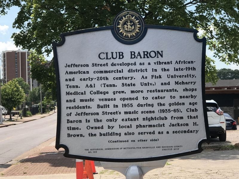 Club Baron Marker image. Click for full size.