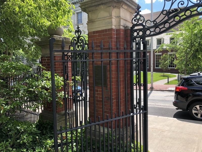 The First Official Residence of the President of Brown University Marker. Click for full size. The First Official Residence of the President of Brown University Marker image. Click for full size.