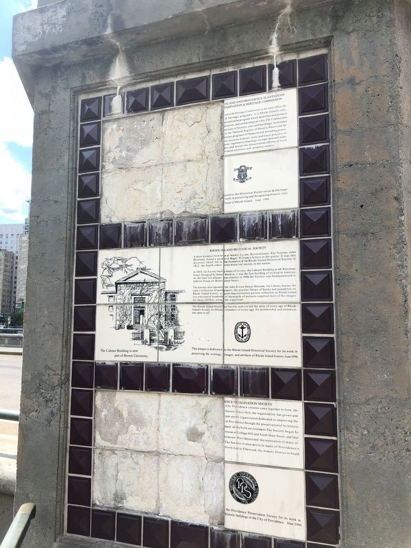 Providence Preservation Organizations Marker. Click for full size. Providence Preservation Organizations Marker image. Click for full size.