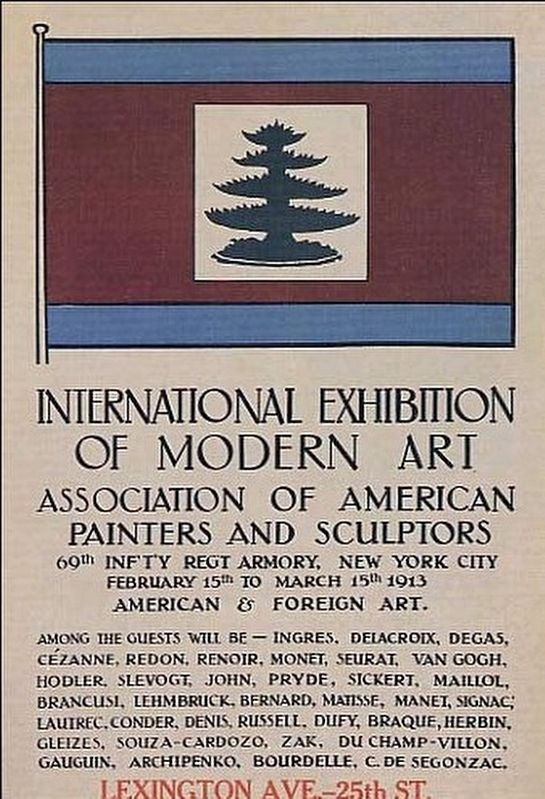The Armory Art Show poster. Click for full size. The Armory Art Show poster image. Click for full size.