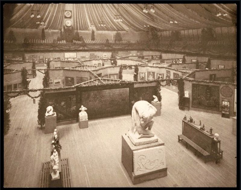 The exhibits on the Drill Floor. image. Click for full size.