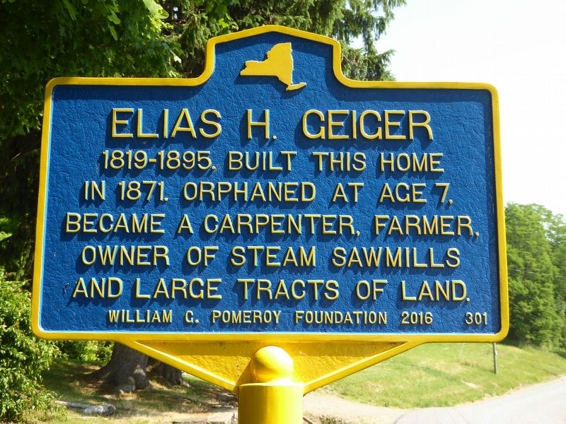 Elias H. Geiger Marker. Click for full size. Elias H. Geiger Marker image. Click for full size.