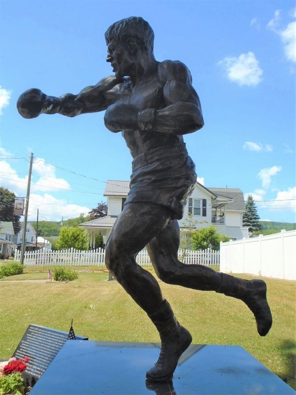 Attilio "Rocky" Castellani Statue image. Click for full size.