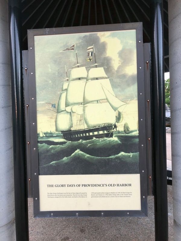 The Glory Days of Providence's Old Harbor Marker image. Click for full size.