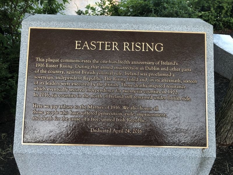 Easter Rising Marker image. Click for full size.