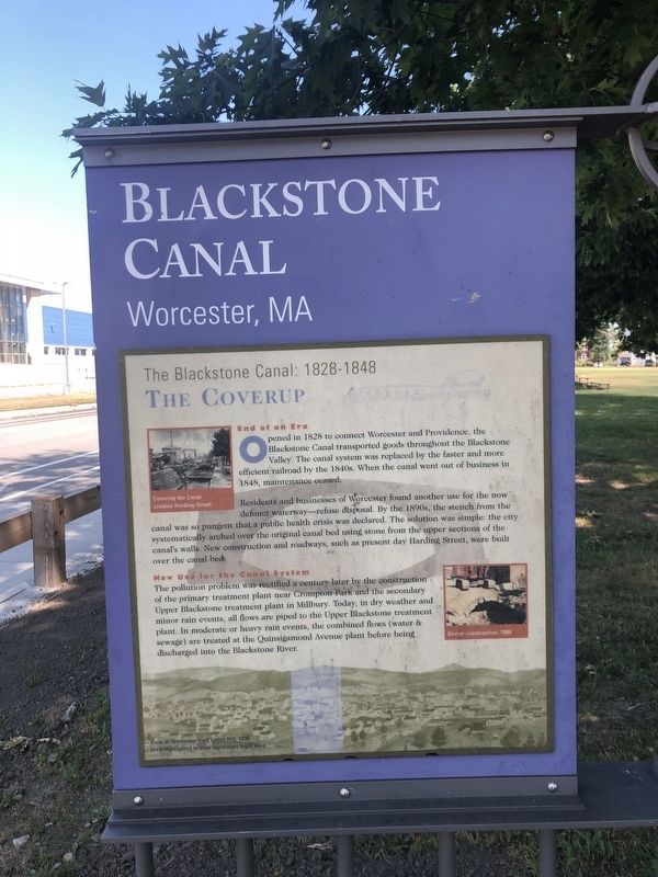 The Blackstone Canal: 1828-1848 Marker image. Click for full size.