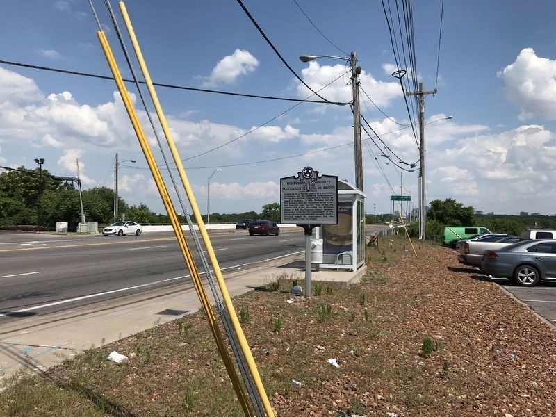 The Bordeaux Community and the Martin Luther King, Jr. Bridge/Martin Luther King, Jr. Bridge Marker image. Click for full size.