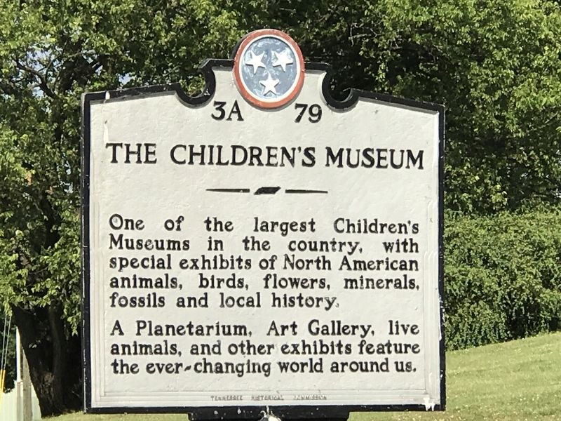 The Children's Museum Marker. Click for full size. The Children's Museum Marker image. Click for full size.
