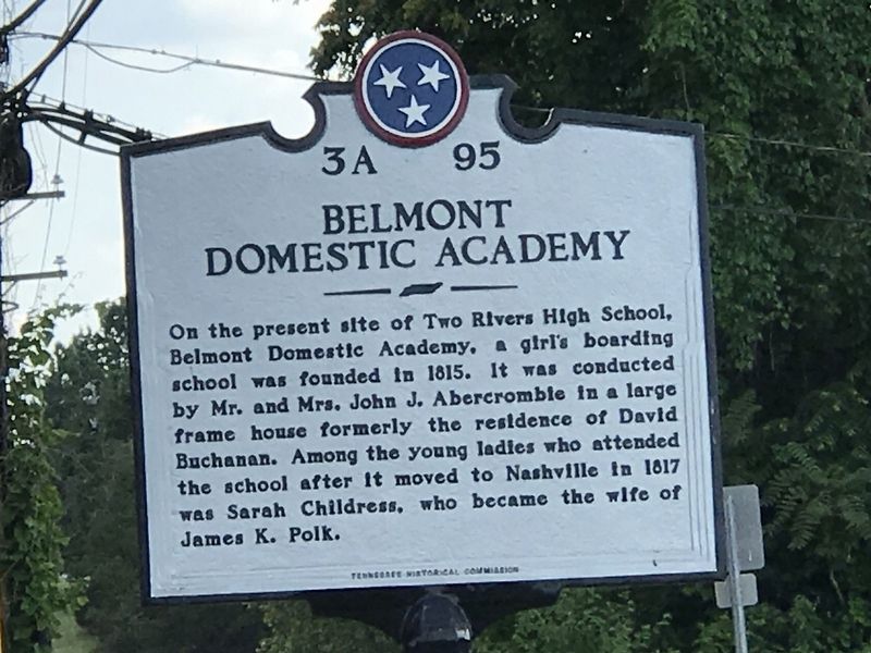 Belmont Domestic Academy Marker image. Click for full size.