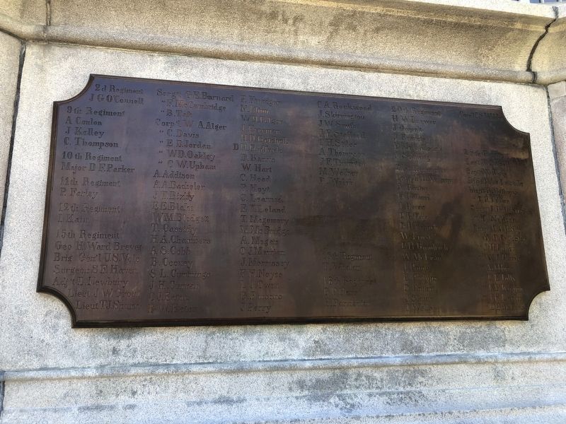 Worcester Civil War Memorial. Click for full size. Worcester Civil War Memorial image. Click for full size.