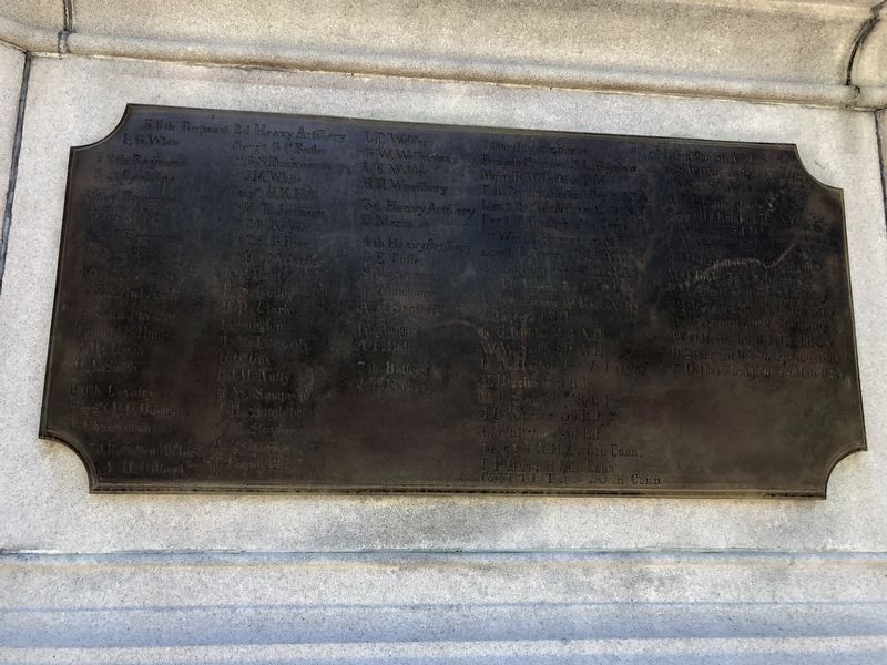 Worcester Civil War Memorial. Click for full size. Worcester Civil War Memorial image. Click for full size.