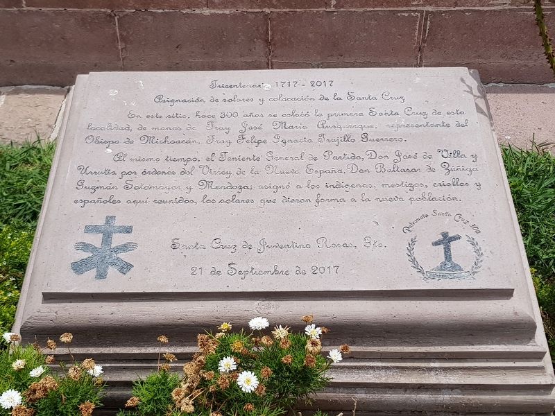 The Founding of Santa Cruz de Juventino Rosas Marker image. Click for full size.