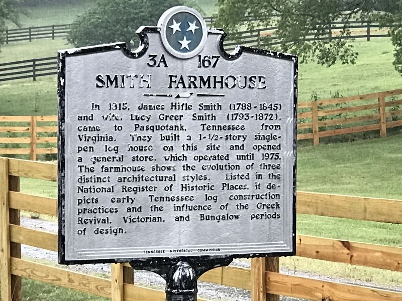 Smith Farmhouse Marker image. Click for full size.