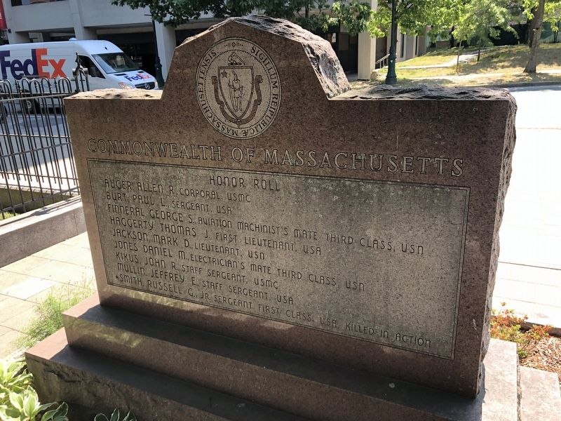 The Official State Monument For Veterans Of The Southwest Asian War Marker. Click for full size. The Official State Monument For Veterans Of The Southwest Asian War Marker image. Click for full size.