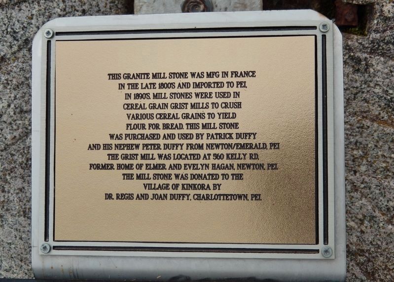 Granite Mill Stone Marker. Click for full size. Granite Mill Stone Marker image. Click for full size.
