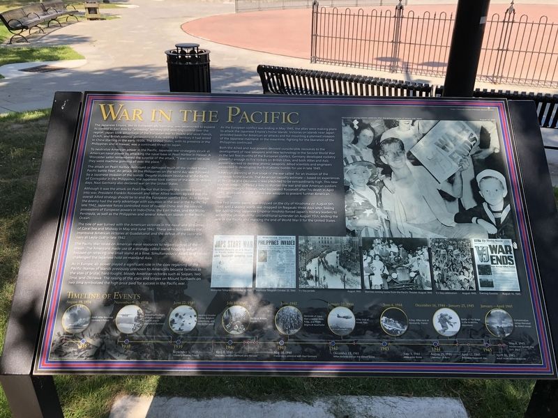 War in the Pacific Marker. Click for full size. War in the Pacific Marker image. Click for full size.