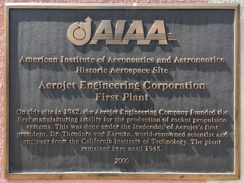 Aerojet Marker. Click for full size. Aerojet Marker image. Click for full size.