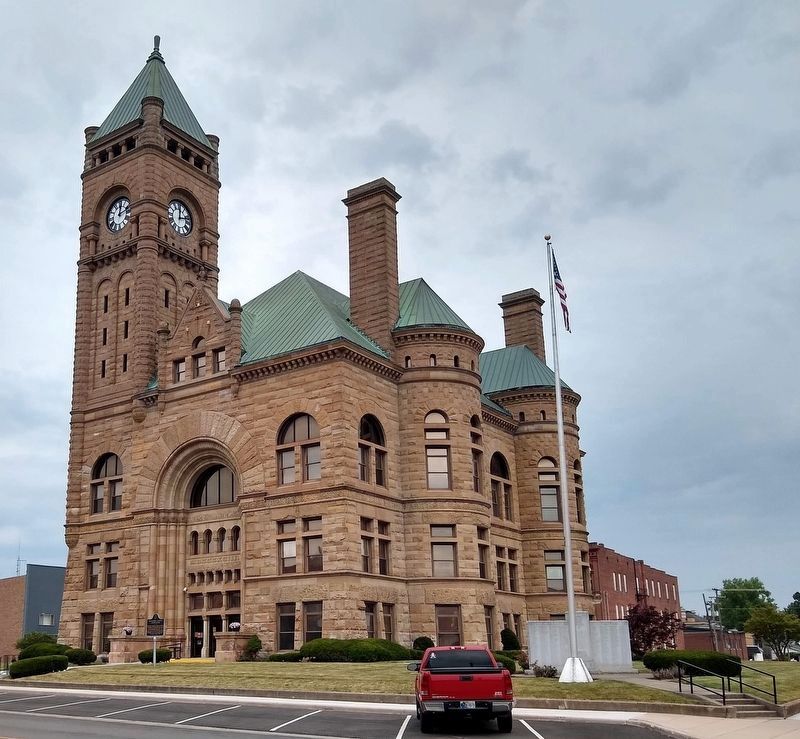 Blackford County Courthouse Marker. Click for full size. Blackford County Courthouse Marker image. Click for full size.
