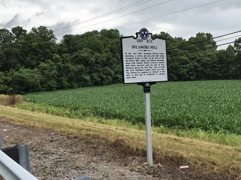 Sycamore Mill Marker image. Click for full size.