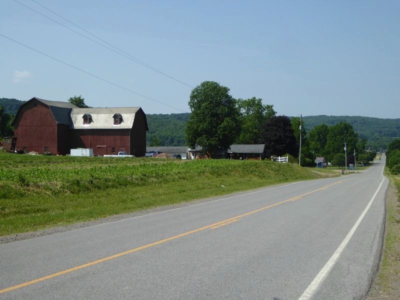 Gambrel Roofed Barn + marker. Click for full size. Gambrel Roofed Barn + marker image. Click for full size.