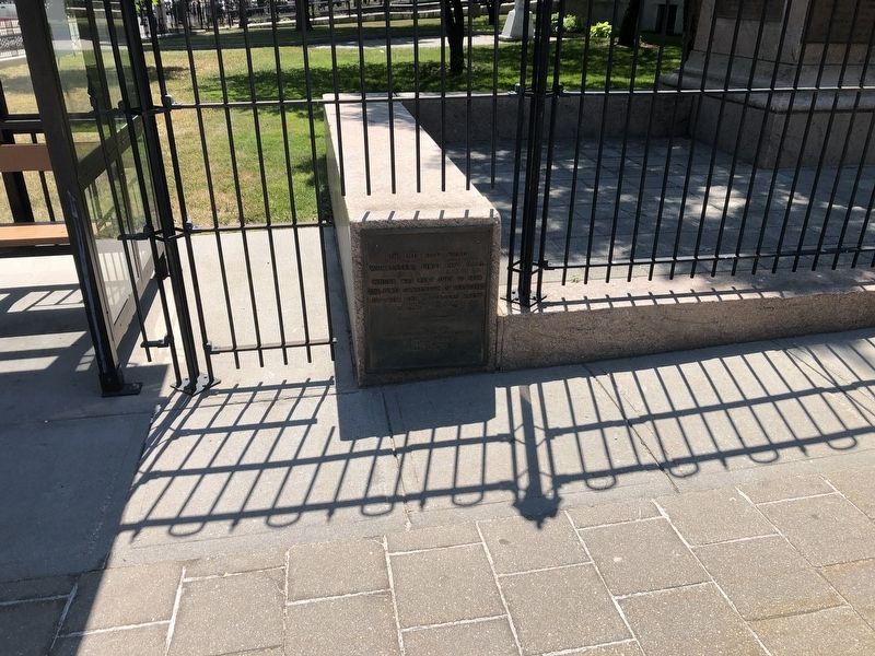Worcester's First City Hall Marker. Click for full size. Worcester's First City Hall Marker image. Click for full size.