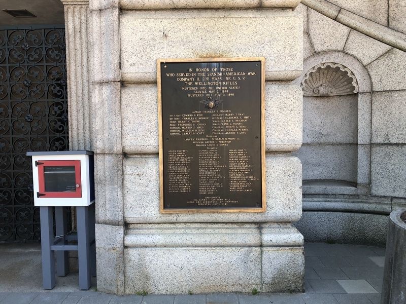 Company H, 2nd Mass. Inf., U. S. V. Marker image. Click for full size.