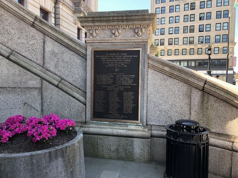 Company A, 2nd Mass. Inf., U. S. V. Marker. Click for full size. Company A, 2nd Mass. Inf., U. S. V. Marker image. Click for full size.