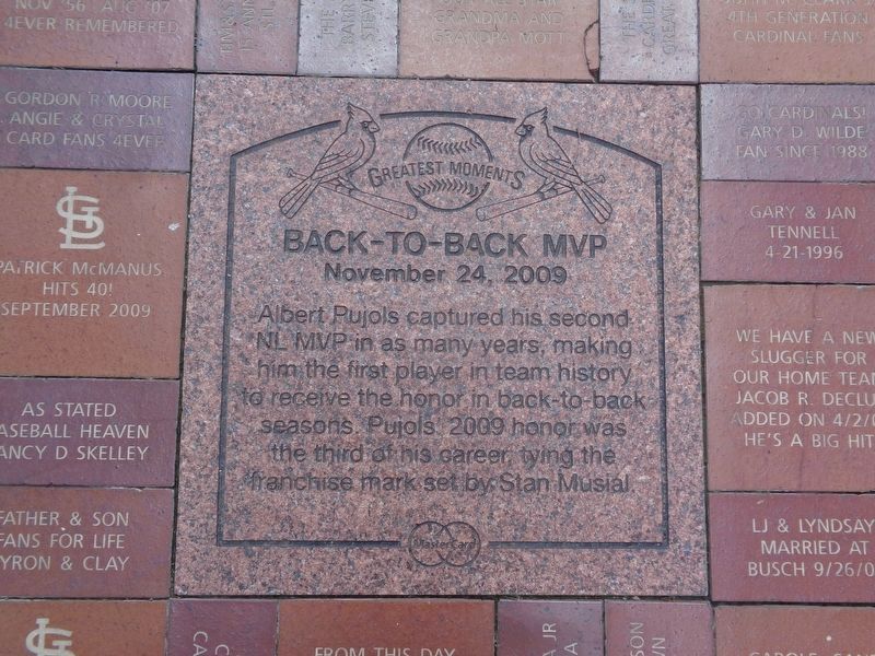 Back-to-Back MVP Marker. Click for full size. Back-to-Back MVP Marker image. Click for full size.