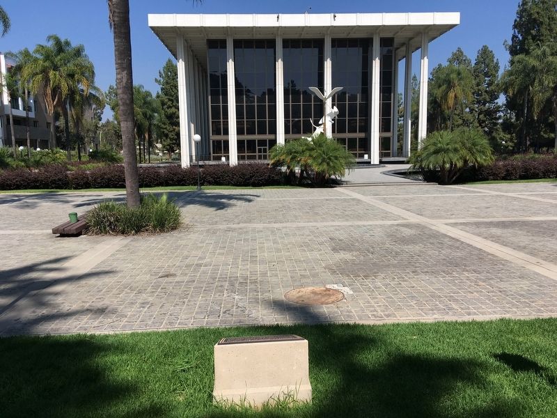 Ambassador Auditorium and Marker. Click for full size. Ambassador Auditorium and Marker image. Click for full size.