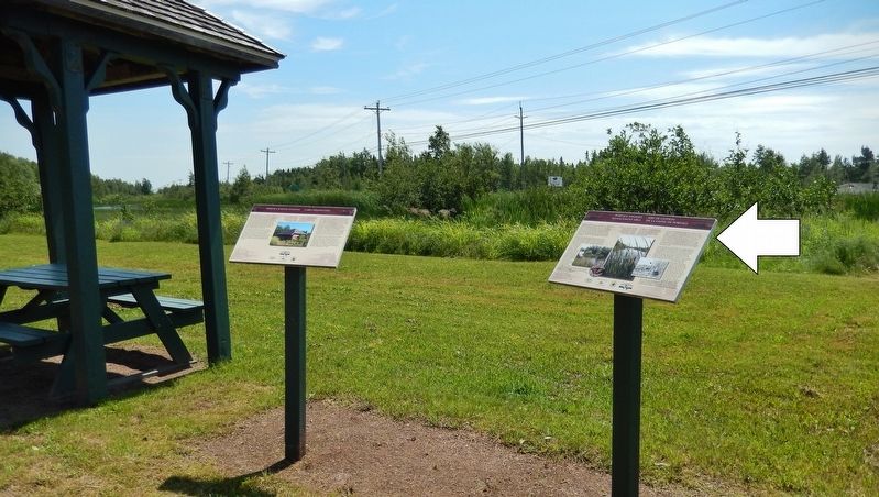 Portege Wildlife Management Area /<br>Aire de Gestion de la Faune de Portege Marker. Click for full size. Portege Wildlife Management Area /<br>Aire de Gestion de la Faune de Portege Marker image. Click for full size.
