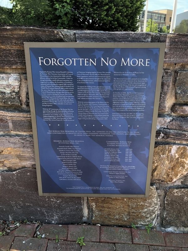 Forgotten No More Marker. Click for full size. Forgotten No More Marker image. Click for full size.