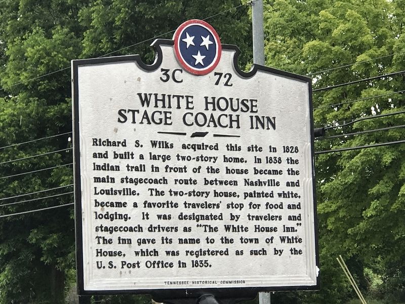 White House Stage Coach Inn Marker image. Click for full size.