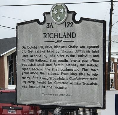 Richland Marker image. Click for full size.