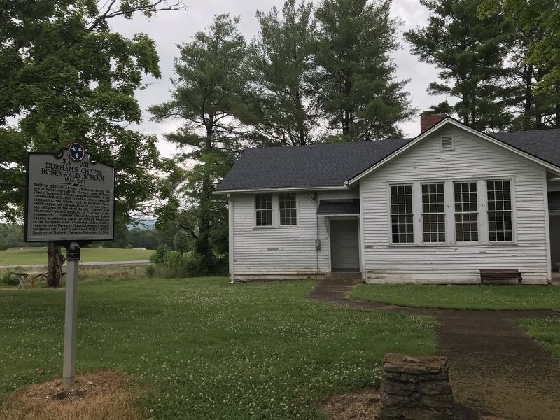 Durham's Chapel Rosenwald School Marker image. Click for full size.