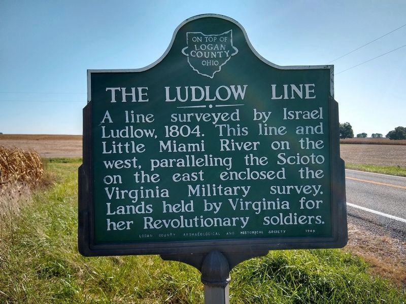 The Ludlow Line Marker (side B) image. Click for full size.