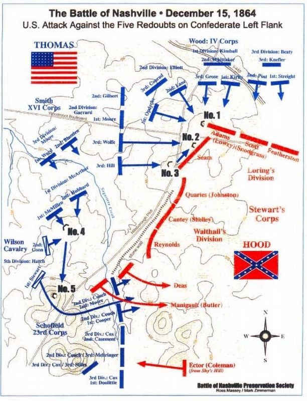 Redoubt One Marker detail. Click for full size. Redoubt One Marker detail image. Click for full size.