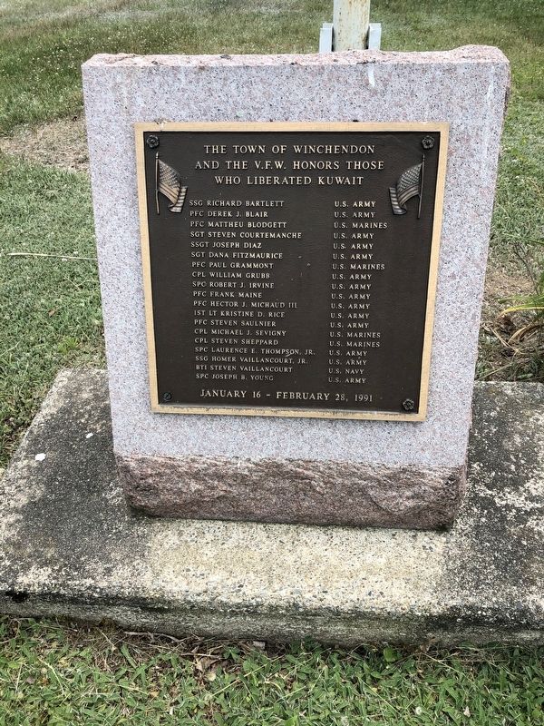 Desert Storm Memorial. Click for full size. Desert Storm Memorial image. Click for full size.