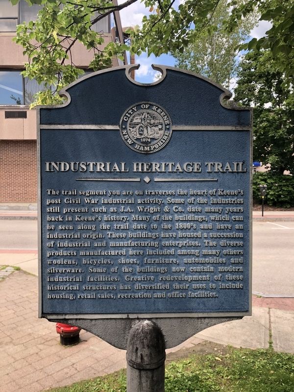 Industrial Heritage Trail Marker. Click for full size. Industrial Heritage Trail Marker image. Click for full size.