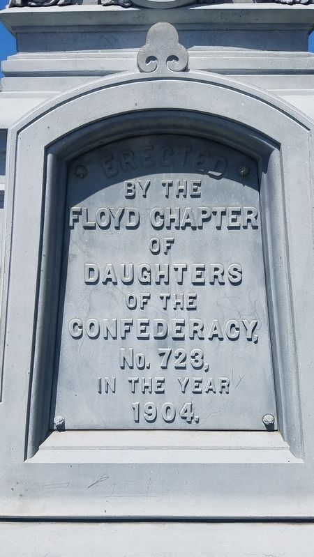 Floyd County Civil War Memorial image. Click for full size.