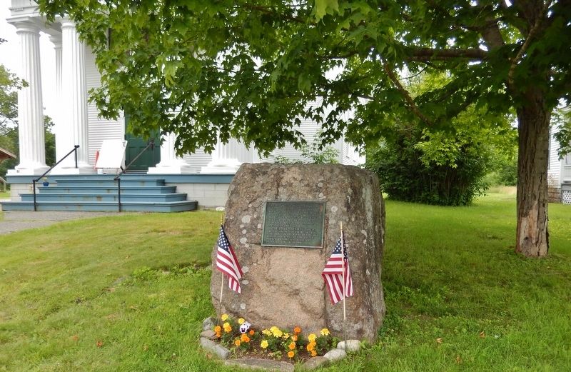 The Village of North Stratford Marker image. Click for full size.