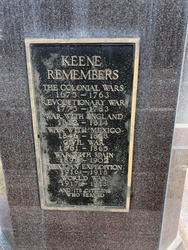 Keene Remembers Marker image. Click for full size.