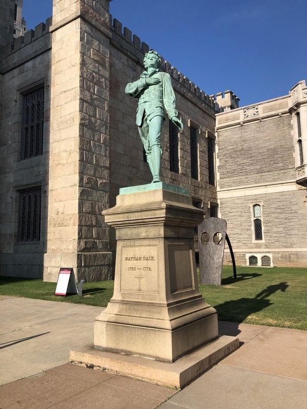 Nathan Hale Marker. Click for full size. Nathan Hale Marker image. Click for full size.