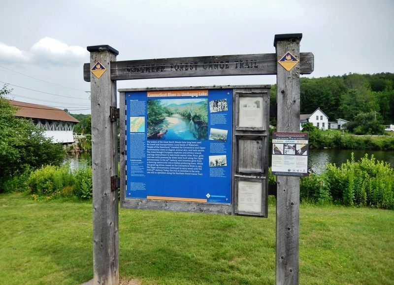 Connecticut River to Umbagog Lake Marker image. Click for full size.
