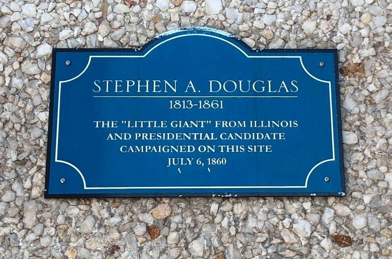 Stephen A. Douglas Marker image. Click for full size.