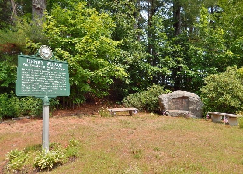 Henry Wilson Marker. Click for full size. Henry Wilson Marker image. Click for full size.