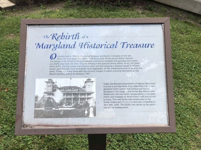 The Rebirth of a Maryland Historical Treasure Marker image. Click for full size.